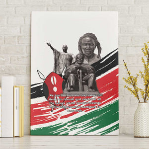 Happy Kenya Heroes Day Canvas Wall Art Kenyan Heroes - African Pride
