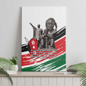 Happy Kenya Heroes Day Canvas Wall Art Kenyan Heroes - African Pride