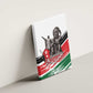 Happy Kenya Heroes Day Canvas Wall Art Kenyan Heroes - African Pride