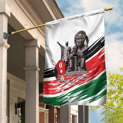 Happy Kenya Heroes Day Garden Flag Kenyan Heroes - African Pride