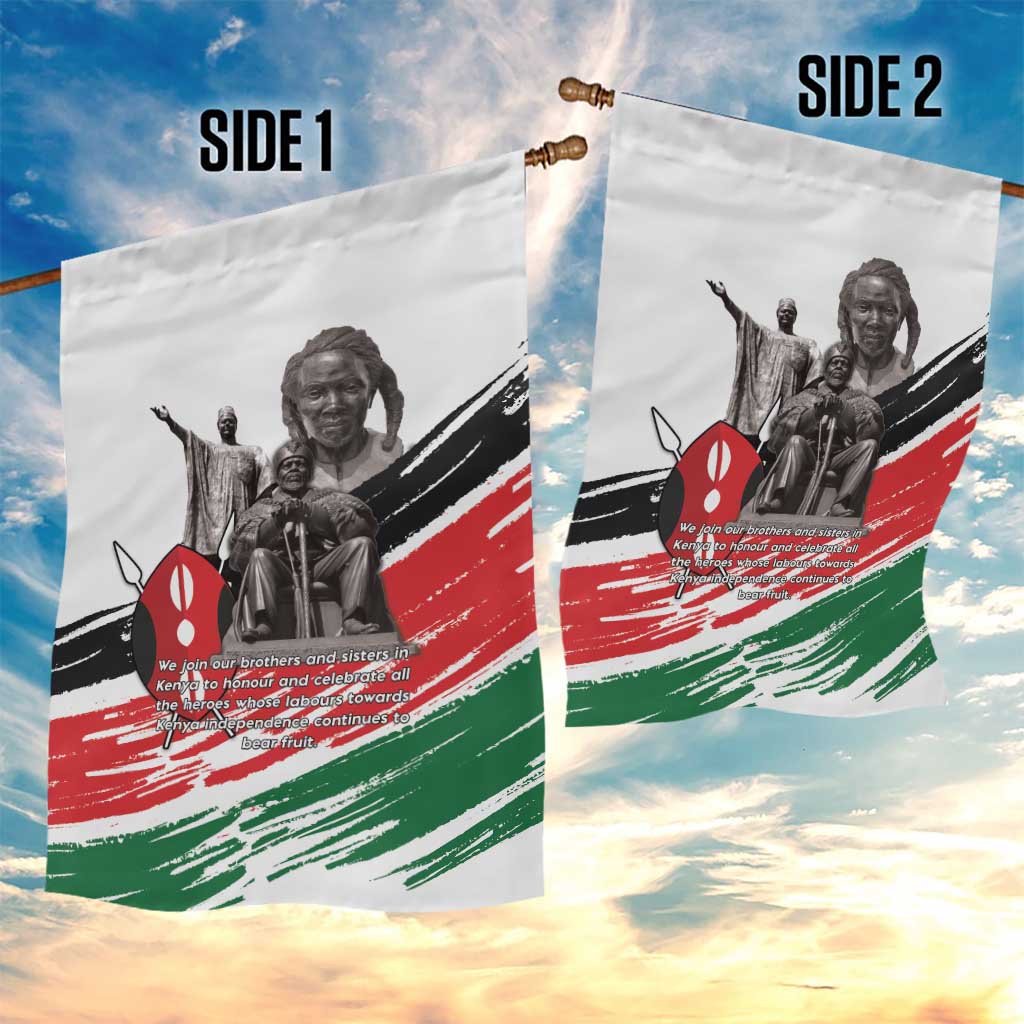 Happy Kenya Heroes Day Garden Flag Kenyan Heroes - African Pride