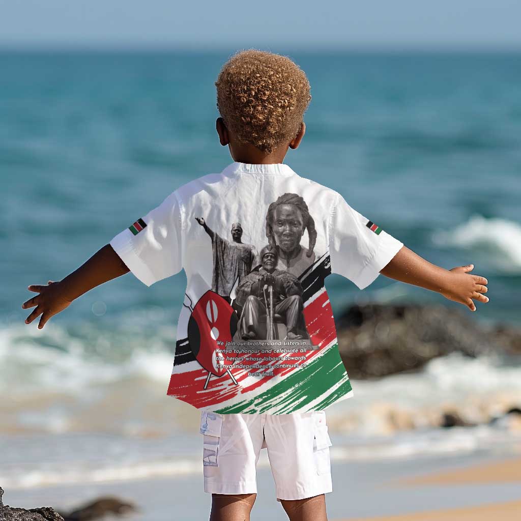 Happy Kenya Heroes Day Kid Hawaiian Shirt Kenyan Heroes - African Pride