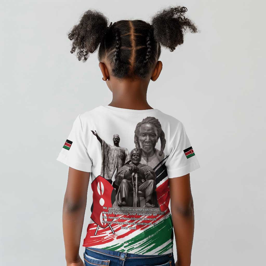 Happy Kenya Heroes Day Kid T shirt Kenyan Heroes - African Pride