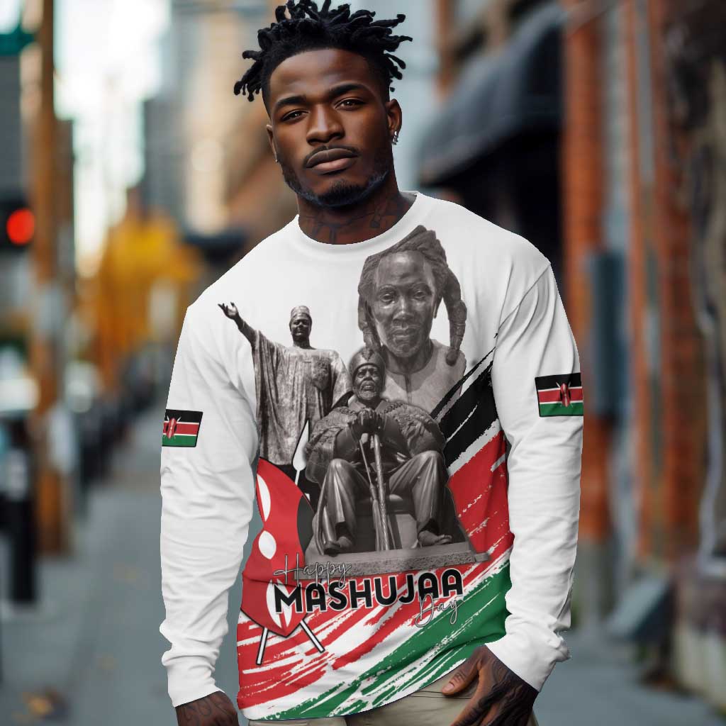 Happy Kenya Heroes Day Long Sleeve Shirt Kenyan Heroes - African Pride