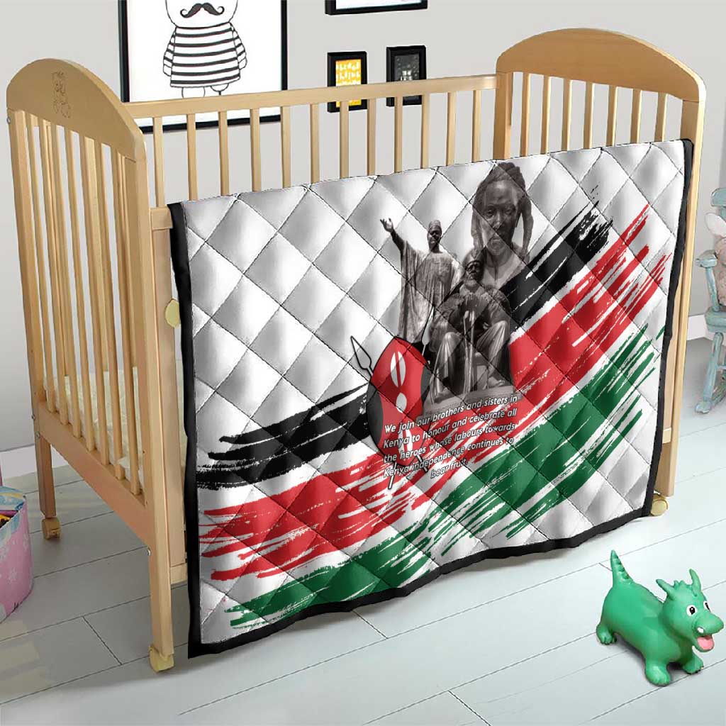Happy Kenya Heroes Day Quilt Kenyan Heroes - African Pride