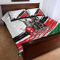 Happy Kenya Heroes Day Quilt Bed Set Kenyan Heroes - African Pride