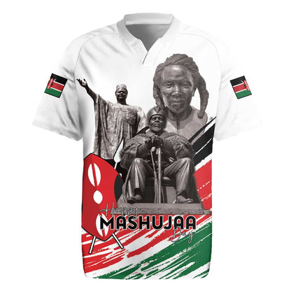 Happy Kenya Heroes Day Rugby Jersey Kenyan Heroes - African Pride