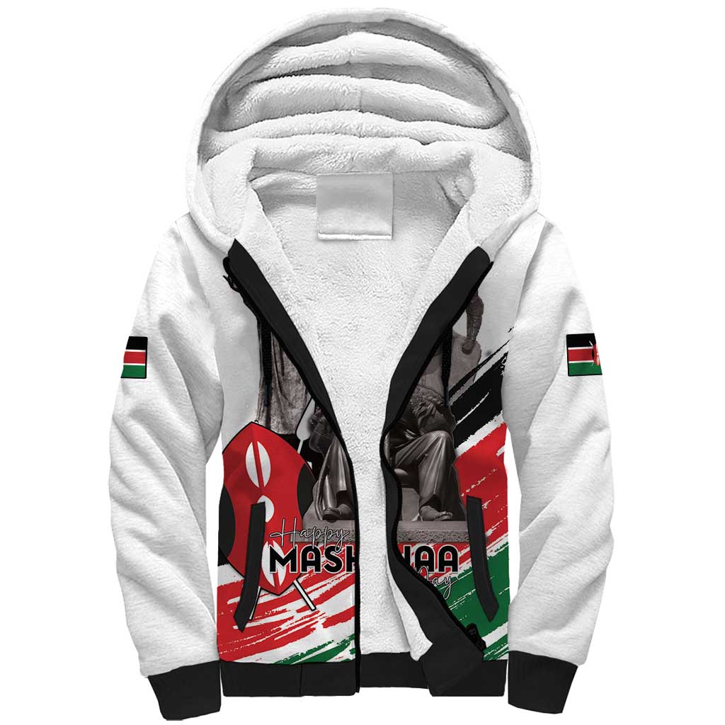 Happy Kenya Heroes Day Sherpa Hoodie Kenyan Heroes - African Pride