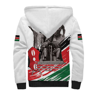 Happy Kenya Heroes Day Sherpa Hoodie Kenyan Heroes - African Pride