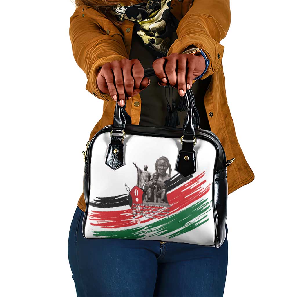 Happy Kenya Heroes Day Shoulder Handbag Kenyan Heroes - African Pride
