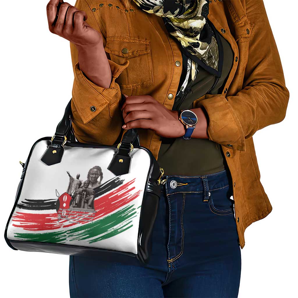 Happy Kenya Heroes Day Shoulder Handbag Kenyan Heroes - African Pride