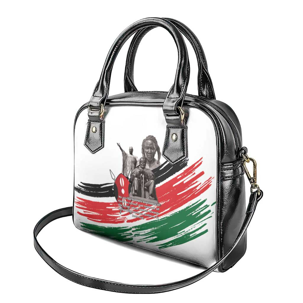 Happy Kenya Heroes Day Shoulder Handbag Kenyan Heroes - African Pride