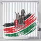 Happy Kenya Heroes Day Shower Curtain Kenyan Heroes - African Pride