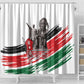 Happy Kenya Heroes Day Shower Curtain Kenyan Heroes - African Pride