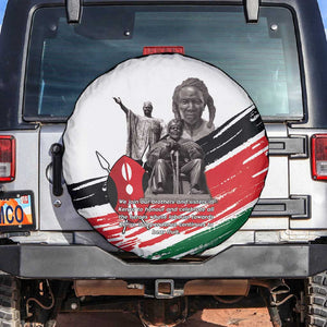 Happy Kenya Heroes Day Spare Tire Cover Kenyan Heroes - African Pride
