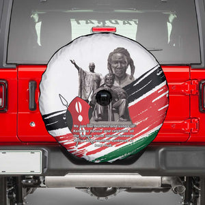 Happy Kenya Heroes Day Spare Tire Cover Kenyan Heroes - African Pride