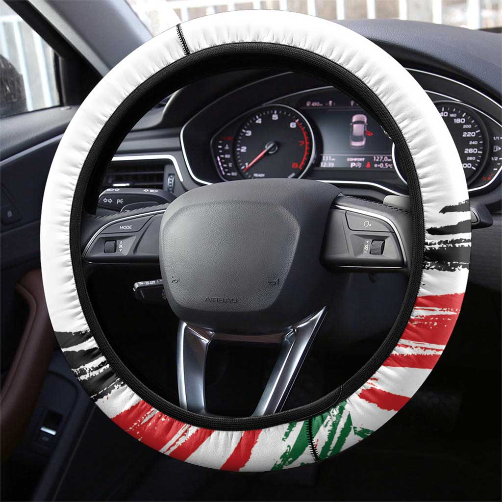 Happy Kenya Heroes Day Steering Wheel Cover Kenyan Heroes - African Pride