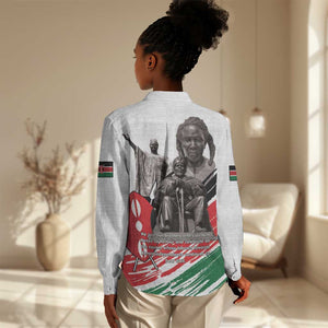 Happy Kenya Heroes Day Women Casual Shirt Kenyan Heroes - African Pride