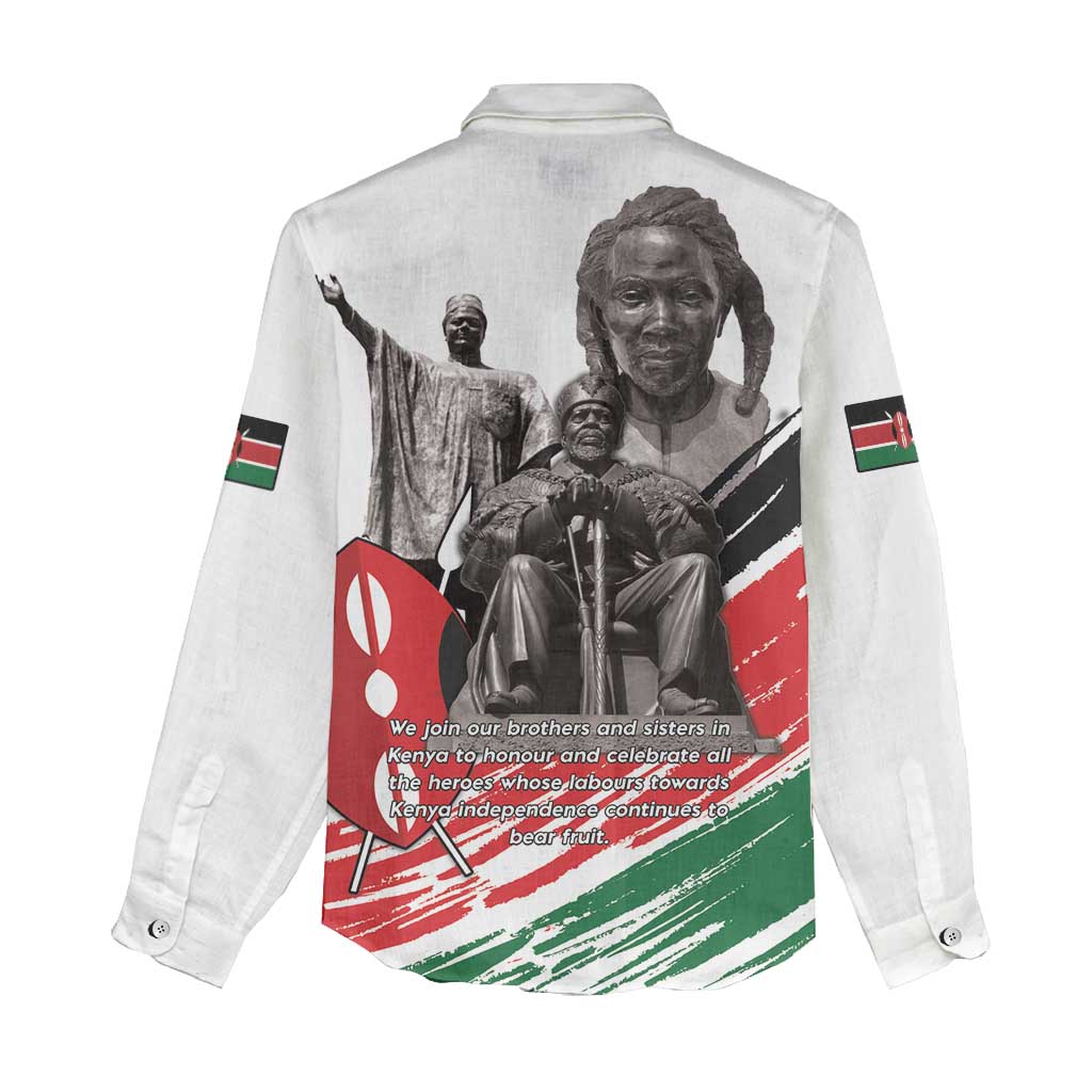 Happy Kenya Heroes Day Women Casual Shirt Kenyan Heroes - African Pride