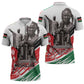 Kenya Mashujaa Day Zipper Polo Shirt Kenyan Heroes