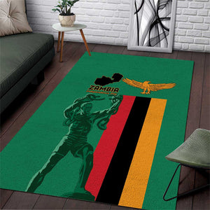Zambia Independence Day Area Rug Statue of Freedom - African Pride