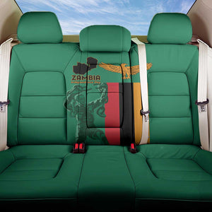 Zambia Independence Day Back Car Seat Cover Statue of Freedom - African Pride