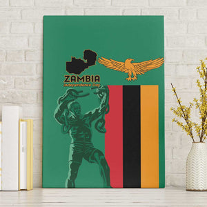 Zambia Independence Day Canvas Wall Art Statue of Freedom - African Pride