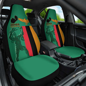 Zambia Independence Day Car Seat Cover Statue of Freedom - African Pride
