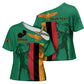 Personalized Zambia Independence Day Cross Shoulder Shirt Lusaka Freedom Statue
