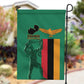 Zambia Independence Day Garden Flag Statue of Freedom - African Pride
