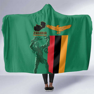 Zambia Independence Day Hooded Blanket Statue of Freedom - African Pride