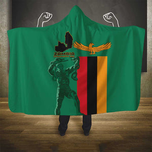 Zambia Independence Day Hooded Blanket Statue of Freedom - African Pride