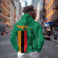 Zambia Independence Day Personalized Hoodie Statue of Freedom - African Pride
