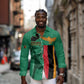 Zambia Independence Day Personalized Long Sleeve Button Shirt Statue of Freedom - African Pride