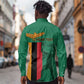 Zambia Independence Day Personalized Long Sleeve Button Shirt Statue of Freedom - African Pride