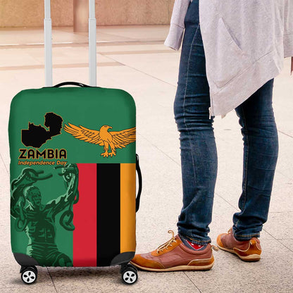 Zambia Independence Day Luggage Cover Statue of Freedom - African Pride