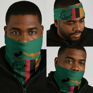 Zambia Independence Day Neck Gaiter Statue of Freedom - African Pride