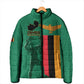 Personalized Zambia Independence Day Padded Jacket Lusaka Freedom Statue
