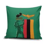 Zambia Independence Day Pillow Cover Lusaka Freedom Statue