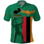 Zambia Independence Day Personalized Polo Shirt Statue of Freedom - African Pride
