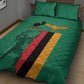 Zambia Independence Day Quilt Bed Set Statue of Freedom - African Pride