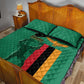 Zambia Independence Day Quilt Bed Set Statue of Freedom - African Pride