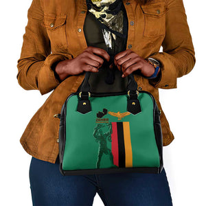 Zambia Independence Day Shoulder Handbag Statue of Freedom - African Pride