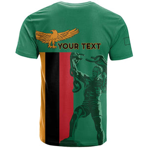 Zambia Independence Day Personalized T shirt Statue of Freedom - African Pride