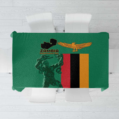 Zambia Independence Day Tablecloth Statue of Freedom - African Pride