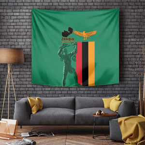 Zambia Independence Day Tapestry Statue of Freedom - African Pride
