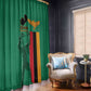 Zambia Independence Day Window Curtain Statue of Freedom - African Pride