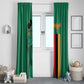 Zambia Independence Day Window Curtain Statue of Freedom - African Pride