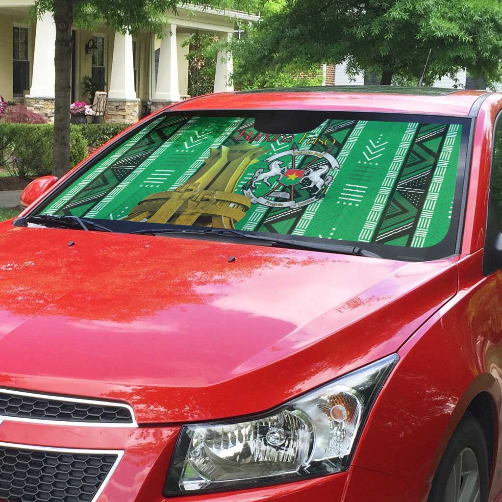 Burkina Faso Martyrs Day Auto Sun Shade Monument des Heros Nationaux