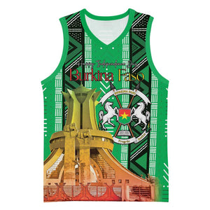 Burkina Faso Martyrs Day Personalized Basketball Jersey Monument des Heros Nationaux - African Pride